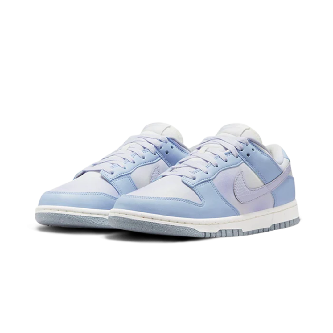 Nike Dunk Low White Blue Airbrush